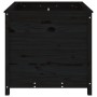 Jardinera madera maciza de pino negro 82,5x82,5x78 cm en Maceteros y jardineras | Comprar online en Foro24