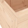Arriate elevado de jardín madera maciza pino 119,5x82,5x78 cm