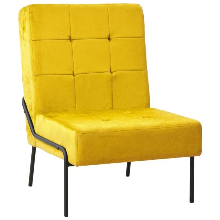 Mustard Yellow Velvet Relaxation Chair 65x79x87 cm by vidaXL, Chairs - Ref: Foro24-325777, Price: 149,05 €, Discount: %