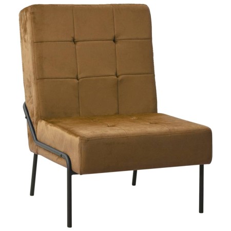 Silla de relajación de terciopelo marrón 65x79x87 cm von vidaXL, Stühle - Ref: Foro24-325778, Preis: 133,11 €, Rabatt: %