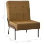 Silla de relajación de terciopelo marrón 65x79x87 cm von vidaXL, Stühle - Ref: Foro24-325778, Preis: 131,58 €, Rabatt: %