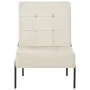 Silla de relajación de terciopelo crema blanca 65x79x87 cm de vidaXL, Sillas - Ref: Foro24-325779, Precio: 106,08 €, Descuent...