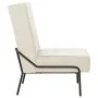 Silla de relajación de terciopelo crema blanca 65x79x87 cm de vidaXL, Sillas - Ref: Foro24-325779, Precio: 106,08 €, Descuent...