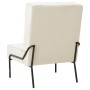 Weiß-cremefarbener Samt-Entspannungssessel, 65 x 79 x 87 cm von vidaXL, Stühle - Ref: Foro24-325779, Preis: 107,05 €, Rabatt: %