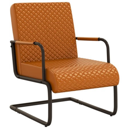 Brauner Freischwinger aus Kunstleder von vidaXL, Sessel - Ref: Foro24-325780, Preis: 110,46 €, Rabatt: %