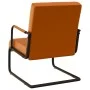 Silla voladiza cuero sintético marrón de vidaXL, Sillones - Ref: Foro24-325780, Precio: 109,44 €, Descuento: %