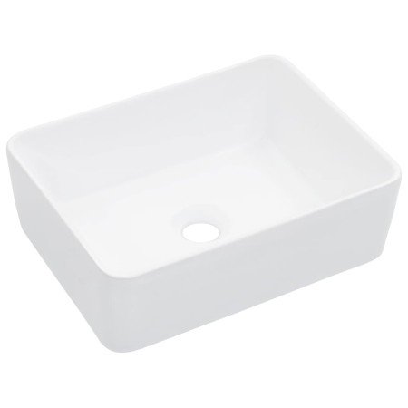Lavabo 40x30x13 cm cerámica blanco