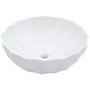 Lavabo 46x17 cm cerámica blanco en Lavabos | Comprar online en Foro24