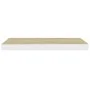Schwebendes Wandregal MDF Eiche und weiß 60x23,5x3,8 cm von vidaXL, Regale und Regale - Ref: Foro24-326576, Preis: 18,96 €, R...
