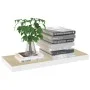 Floating wall shelf 2 pcs MDF oak and white 60x23.5x3.8 cm by vidaXL, Shelves and shelves - Ref: Foro24-326577, Price: 28,18 ...