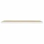 White and oak MDF floating wall shelf 90x23.5x3.8 cm by vidaXL, Shelves and shelves - Ref: Foro24-326582, Price: 23,04 €, Dis...