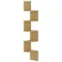 Estante de esquina de pared madera ingeniería roble 19x19x123cm de vidaXL, Estantes y estanterías - Ref: Foro24-326834, Preci...