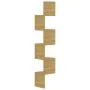 Oak engineered wood wall corner shelf 19x19x123cm by vidaXL, Shelves and shelves - Ref: Foro24-326834, Price: 38,91 €, Discou...
