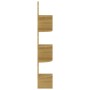 Oak engineered wood wall corner shelf 19x19x123cm by vidaXL, Shelves and shelves - Ref: Foro24-326834, Price: 37,33 €, Discou...