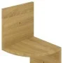 Oak engineered wood wall corner shelf 19x19x123cm by vidaXL, Shelves and shelves - Ref: Foro24-326834, Price: 38,91 €, Discou...