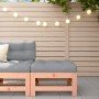 Taburete de jardín con cojín madera maciza de abeto de Douglas en Sofás modulares de exterior | Comprar online en Foro24
