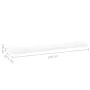 MDF oak and white floating wall shelf 120x23.5x3.8 cm by vidaXL, Shelves and shelves - Ref: Foro24-326585, Price: 30,42 €, Di...