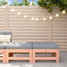 Taburetes de jardín con cojines 2 uds madera abeto de Douglas Taburetes de jardín con cojines 2 uds madera abeto de Douglas