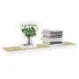 Schwebendes Wandregal 2 Stück MDF Eiche und Weiß 120x23,5x3,8 cm von vidaXL, Regale und Regale - Ref: Foro24-326586, Preis: 4...