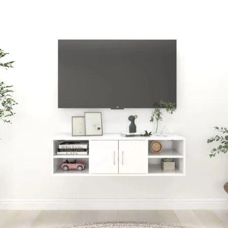 Wandregal Sperrholz weiß 102x30x29 cm von vidaXL, Regale und Regale - Ref: Foro24-806256, Preis: 68,69 €, Rabatt: %