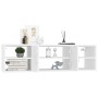 Plywood white wall shelf 102x30x29 cm by vidaXL, Shelves and shelves - Ref: Foro24-806256, Price: 65,56 €, Discount: %
