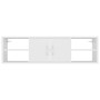 Plywood white wall shelf 102x30x29 cm by vidaXL, Shelves and shelves - Ref: Foro24-806256, Price: 65,56 €, Discount: %