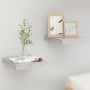 Floating wall shelf 2 pcs concrete gray MDF 23x23.5x3.8 cm by vidaXL, Shelves and shelves - Ref: Foro24-326589, Price: 24,94 ...