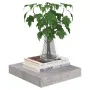 Floating wall shelf 2 pcs concrete gray MDF 23x23.5x3.8 cm by vidaXL, Shelves and shelves - Ref: Foro24-326589, Price: 24,48 ...