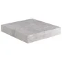 Floating wall shelf 2 pcs concrete gray MDF 23x23.5x3.8 cm by vidaXL, Shelves and shelves - Ref: Foro24-326589, Price: 24,48 ...