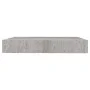 Floating wall shelf 2 pcs concrete gray MDF 23x23.5x3.8 cm by vidaXL, Shelves and shelves - Ref: Foro24-326589, Price: 24,48 ...