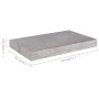 Betongraues schwebendes Wandregal aus MDF, 40 x 23 x 3,8 cm von vidaXL, Regale und Regale - Ref: Foro24-326591, Preis: 19,84 ...