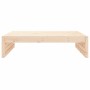 Taburete de jardín madera maciza de pino 120x80 cm en Sofás modulares de exterior | Comprar online en Foro24