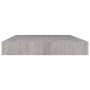 Betongraues schwebendes Wandregal aus MDF, 50 x 23 x 3,8 cm von vidaXL, Regale und Regale - Ref: Foro24-326594, Preis: 20,47 ...