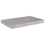 Floating wall shelves 2 units MDF gray concrete 50x23x3.8 cm by vidaXL, Shelves and shelves - Ref: Foro24-326595, Price: 25,8...