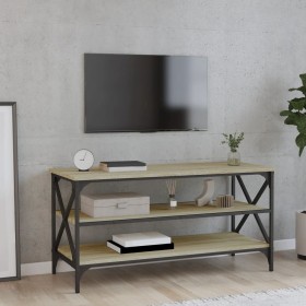 Mueble para TV madera contrachapada roble Sonoma 100x40x50 cm Mueble para TV madera contrachapada roble Sonoma 100x40x50 cm