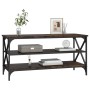 Mueble para TV madera contrachapada roble ahumado 100x40x50 cm