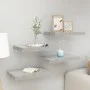 Floating wall shelves 4 pcs concrete gray MDF 50x23x3.8 cm by vidaXL, Shelves and shelves - Ref: Foro24-326596, Price: 56,06 ...