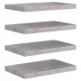 Floating wall shelves 4 pcs concrete gray MDF 50x23x3.8 cm by vidaXL, Shelves and shelves - Ref: Foro24-326596, Price: 56,06 ...