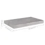 Floating wall shelves 4 pcs concrete gray MDF 50x23x3.8 cm by vidaXL, Shelves and shelves - Ref: Foro24-326596, Price: 56,06 ...