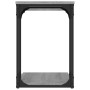 Mesa auxiliar madera contrachapada gris Sonoma 50x35x52 cm