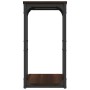 Mesa auxiliar madera contrachapada marrón roble 40x30x60 cm