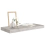 Schwebende Wandregale 4 Stück MDF betongrau 60x23,5x3,8 cm von vidaXL, Regale und Regale - Ref: Foro24-326599, Preis: 61,30 €...