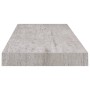 Schwebende Wandregale 4 Stück MDF betongrau 60x23,5x3,8 cm von vidaXL, Regale und Regale - Ref: Foro24-326599, Preis: 61,30 €...