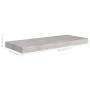 Schwebende Wandregale 4 Stück MDF betongrau 60x23,5x3,8 cm von vidaXL, Regale und Regale - Ref: Foro24-326599, Preis: 61,30 €...