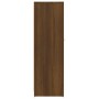 Armario de baño madera contrachapada roble marrón 30x30x95 cm