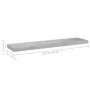 Concrete gray MDF floating wall shelf 90x23.5x3.8 cm by vidaXL, Shelves and shelves - Ref: Foro24-326603, Price: 27,07 €, Dis...
