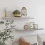 Floating wall shelves 2 pcs concrete gray MDF 90x23.5x3.8 cm by vidaXL, Shelves and shelves - Ref: Foro24-326604, Price: 40,2...