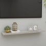 Betongraues schwebendes Wandregal aus MDF, 120 x 23,5 x 3,8 cm von vidaXL, Regale und Regale - Ref: Foro24-326606, Preis: 30,...