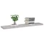 Concrete gray MDF floating wall shelf 120x23.5x3.8 cm by vidaXL, Shelves and shelves - Ref: Foro24-326606, Price: 31,11 €, Di...