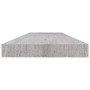 Betongraues schwebendes Wandregal aus MDF, 120 x 23,5 x 3,8 cm von vidaXL, Regale und Regale - Ref: Foro24-326606, Preis: 30,...